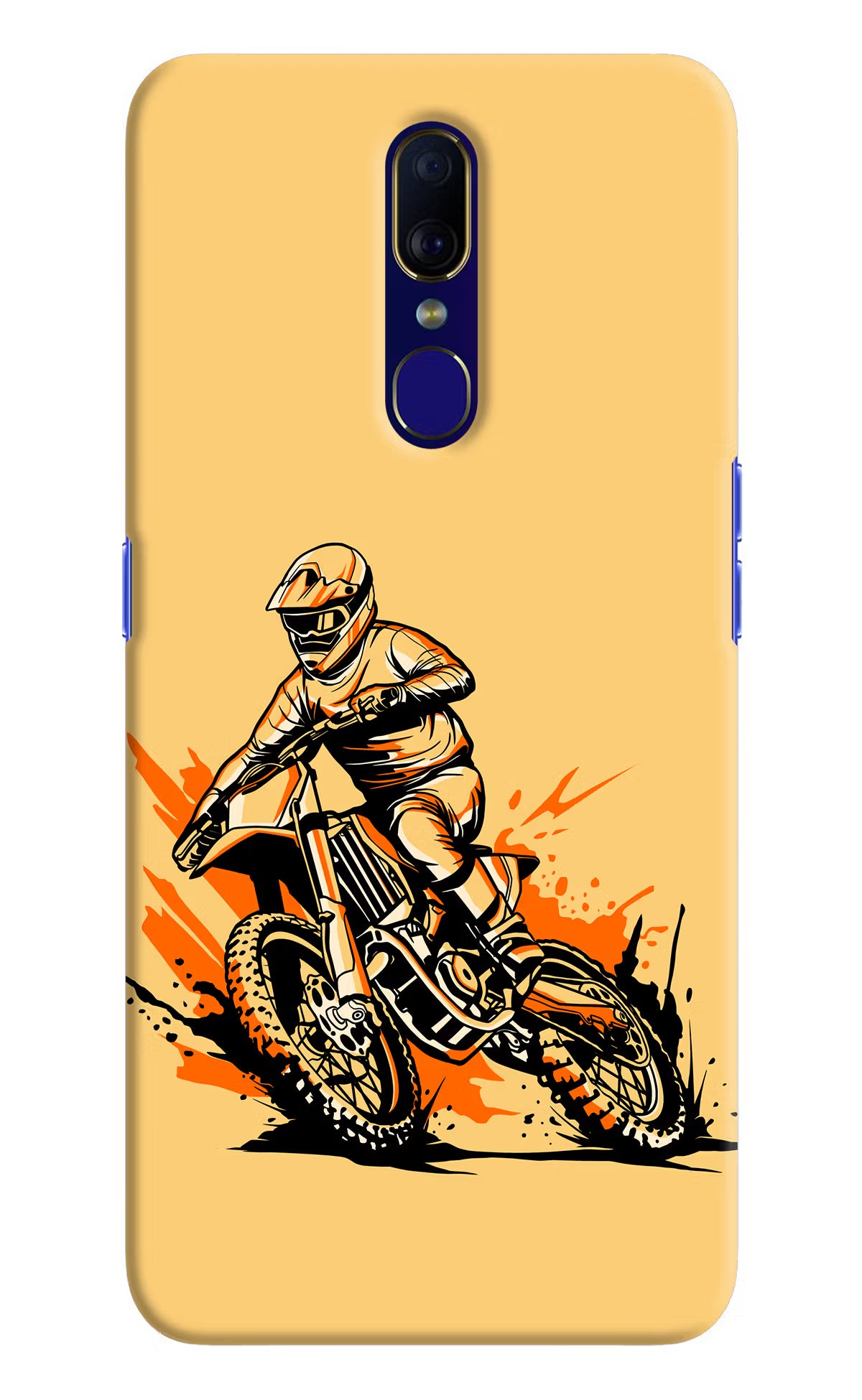 Off-Road Fury Oppo F11 Hard Case Back Cover by Casekaro