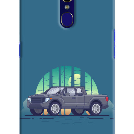 Retro Garage Vibe Oppo F11 Hard Case Back Cover by Casekaro