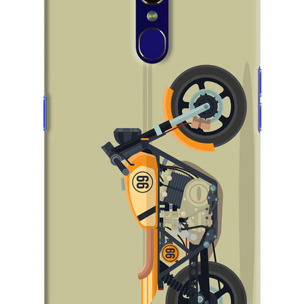 Vertical Speedster Oppo F11 Hard Case Back Cover by Casekaro