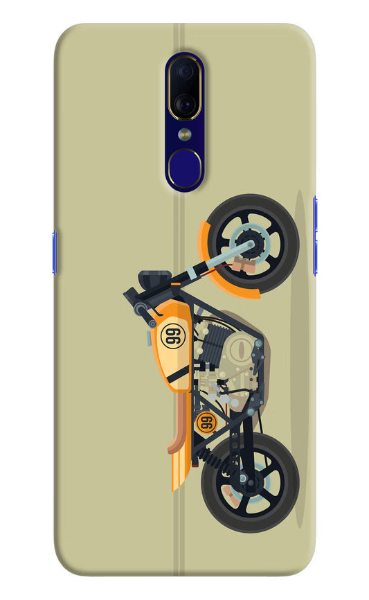 Vertical Speedster Oppo F11 Hard Case Back Cover by Casekaro