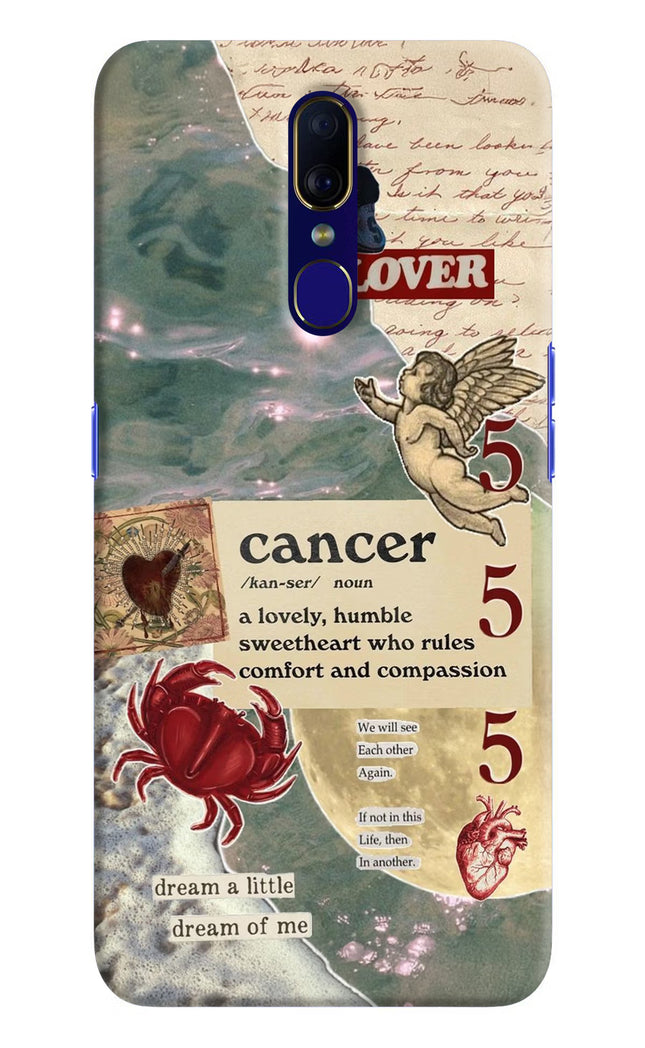 Cancer Zodiac Oppo F11 Hard Case Back Cover by Casekaro
