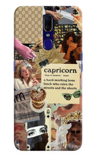 Capricorn Zodiac Oppo F11 Hard Case Back Cover by Casekaro
