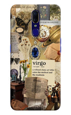 Virgo Zodiac Oppo F11 Hard Case Back Cover by Casekaro
