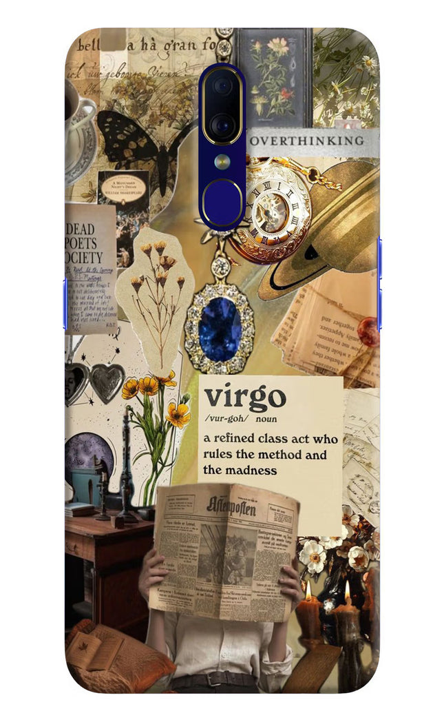 Virgo Zodiac Oppo F11 Hard Case Back Cover by Casekaro