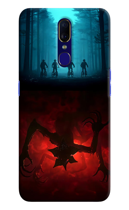 Ordinary Things Downside Up Oppo F11 Hard Case Back Cover by Casekaro