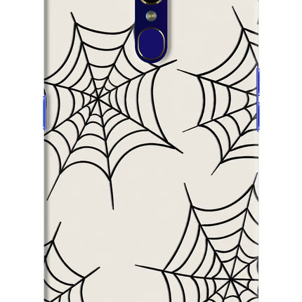 Spider Web Oppo F11 Hard Case Back Cover by Casekaro