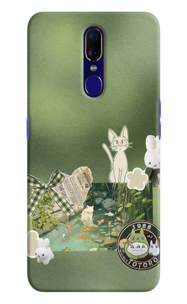 Aesthetic anime Oppo F11 Hard Case Back Cover by Casekaro