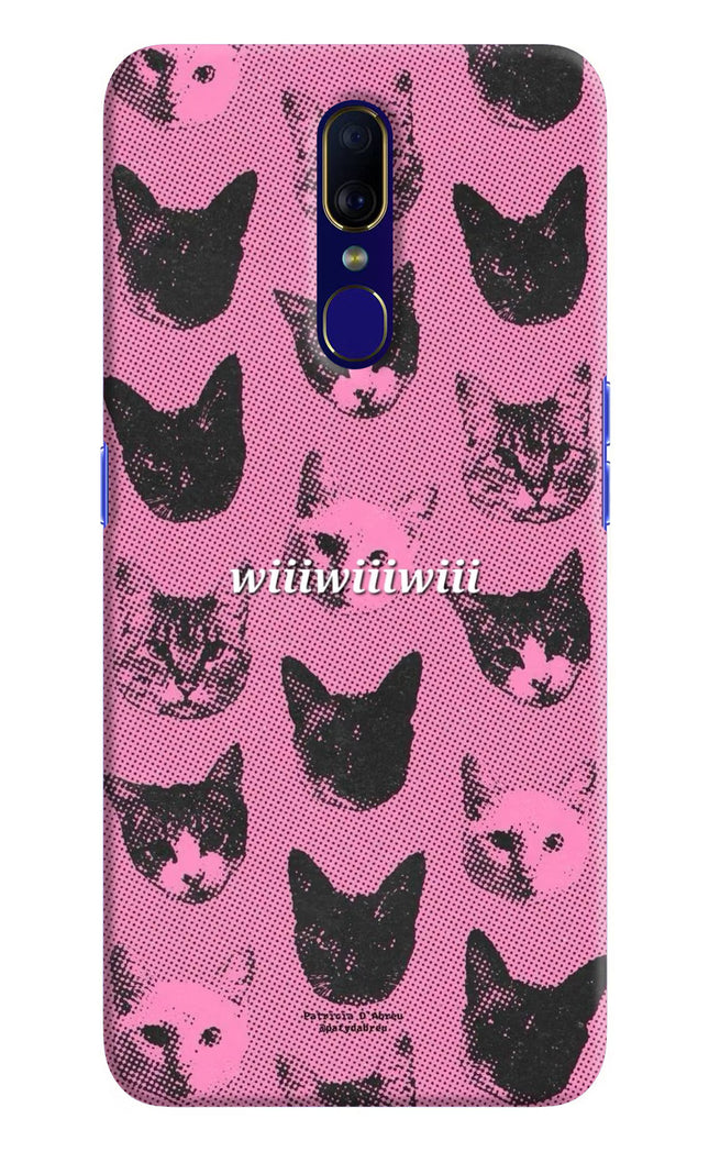 Pink Cats Oppo F11 Hard Case Back Cover by Casekaro
