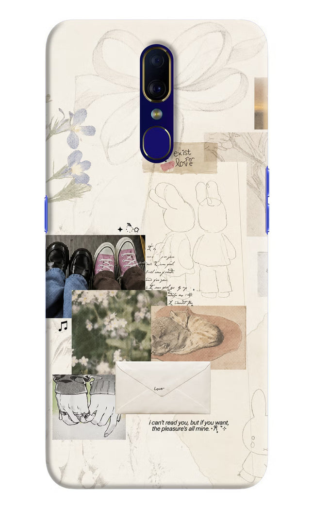 Soft Aesthetic Oppo F11 Hard Case Back Cover by Casekaro