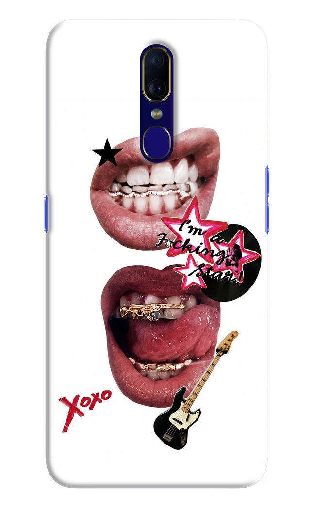 Rockstar Oppo F11 Hard Case Back Cover by Casekaro