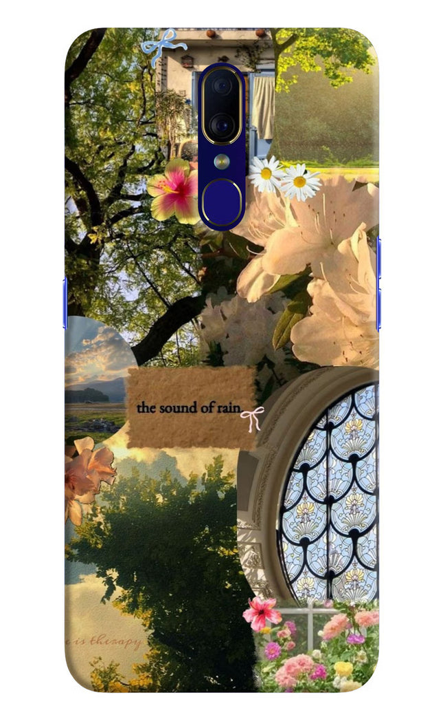 Rain Oppo F11 Hard Case Back Cover by Casekaro
