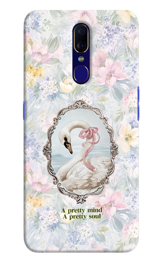 Pretty Mind Pretty Soul Oppo F11 Hard Case Back Cover by Casekaro