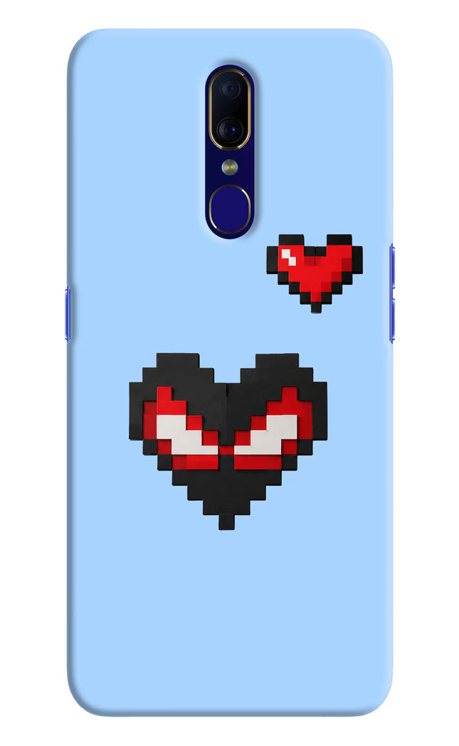Peter Heart Oppo F11 Hard Case Back Cover by Casekaro