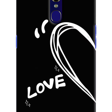 Love Line Oppo F11 Hard Case Back Cover by Casekaro