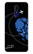 Love Orbit Oppo F11 Hard Case Back Cover by Casekaro