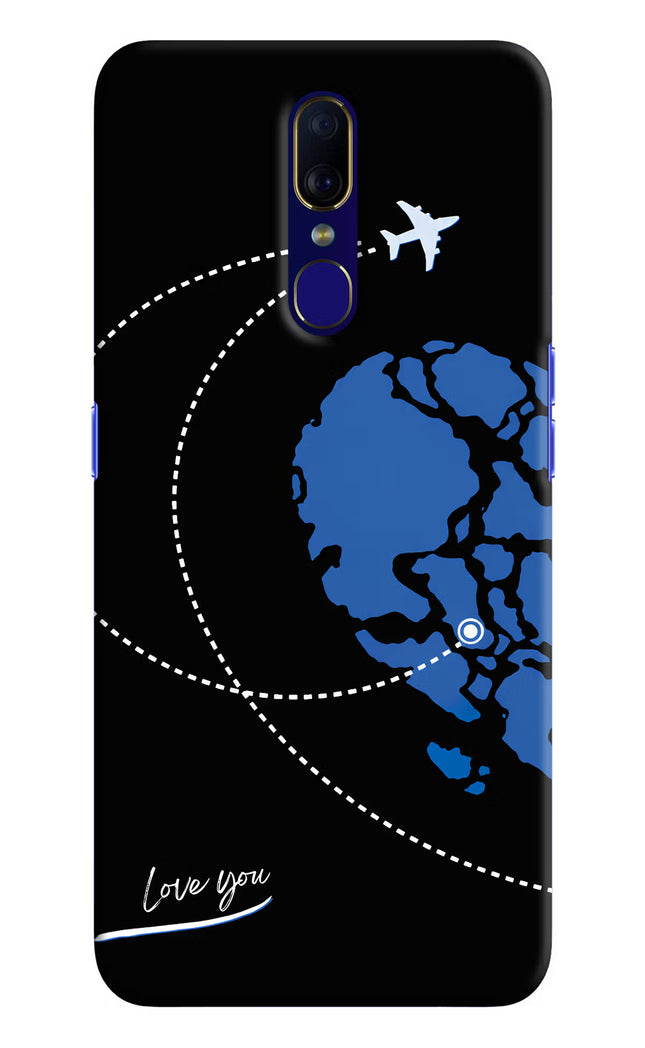 Love Orbit Oppo F11 Hard Case Back Cover by Casekaro