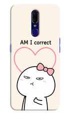 Always Right Oppo F11 Hard Case Back Cover by Casekaro
