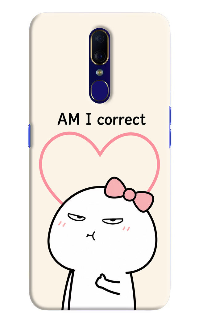 Always Right Oppo F11 Hard Case Back Cover by Casekaro