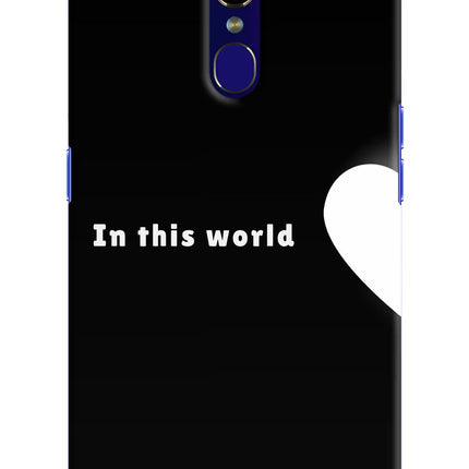 This World Oppo F11 Hard Case Back Cover by Casekaro