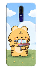 Tiger Treat Oppo F11 Hard Case Back Cover by Casekaro