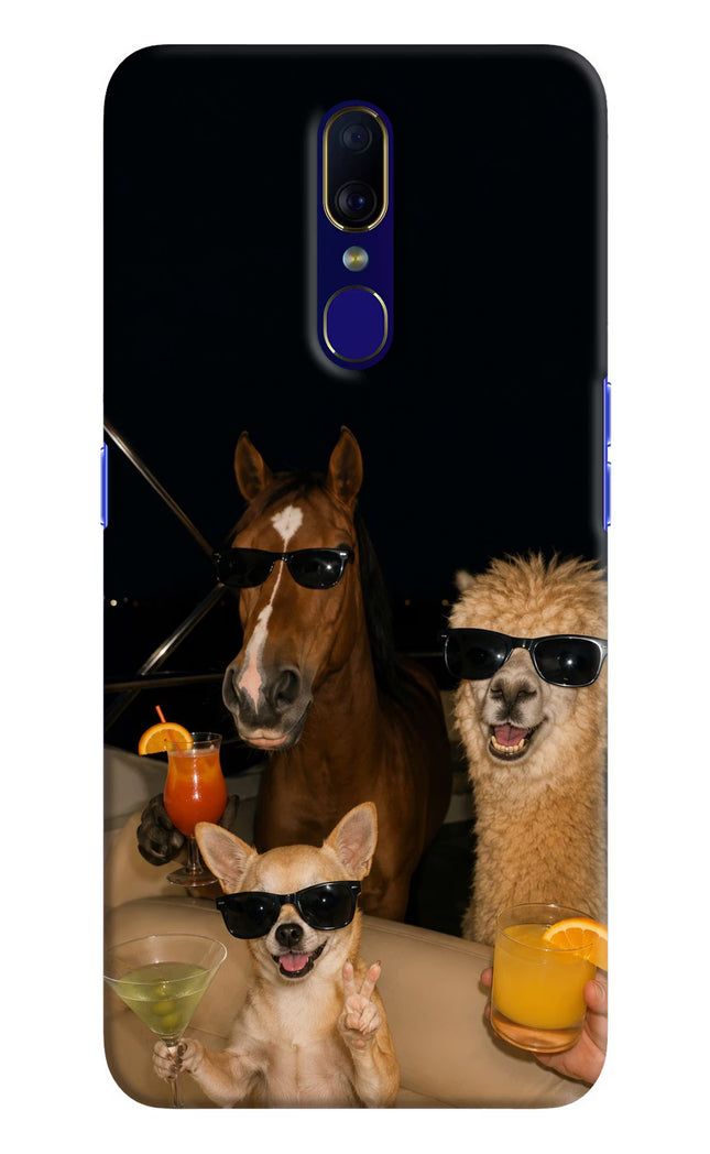 Party Squad Oppo F11 Hard Case Back Cover by Casekaro