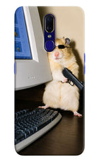Hacker Hamster Oppo F11 Hard Case Back Cover by Casekaro