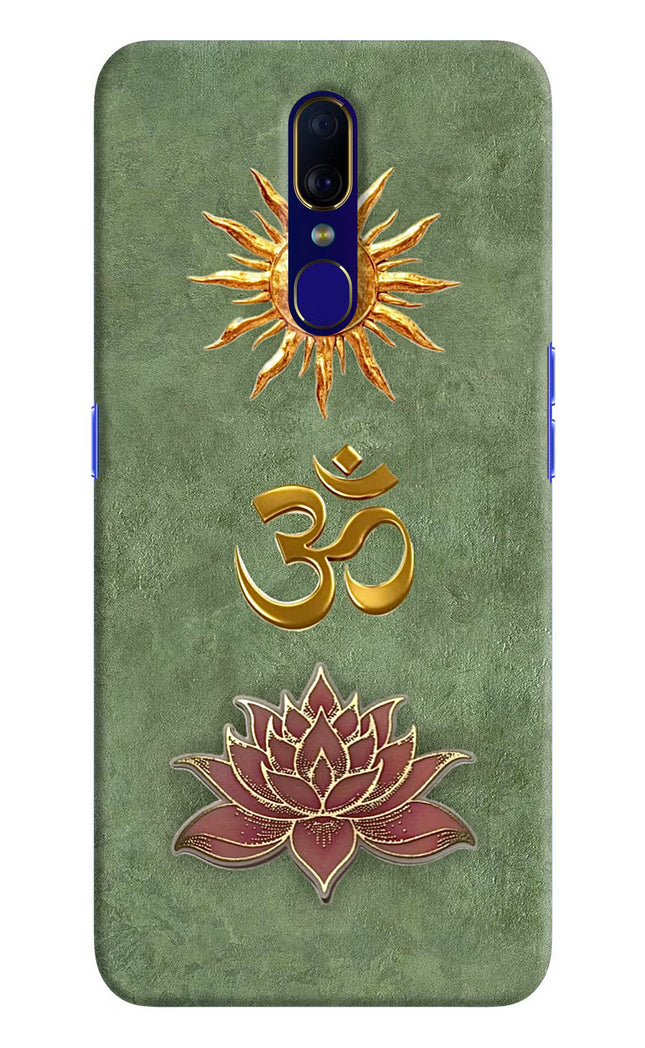Om & Lotus Oppo F11 Back Cover