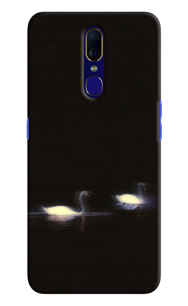 Silent Swans Oppo F11 Hard Case Back Cover by Casekaro