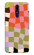 Wavy Grid Oppo F11 Hard Case Back Cover by Casekaro