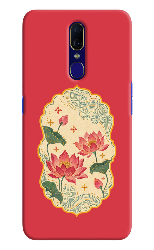 Pink Lotus Oppo F11 Back Cover