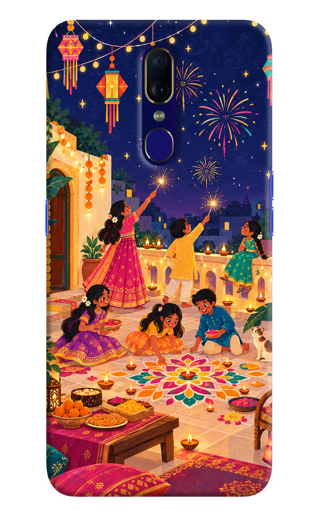 Diwali Night Oppo F11 Back Cover