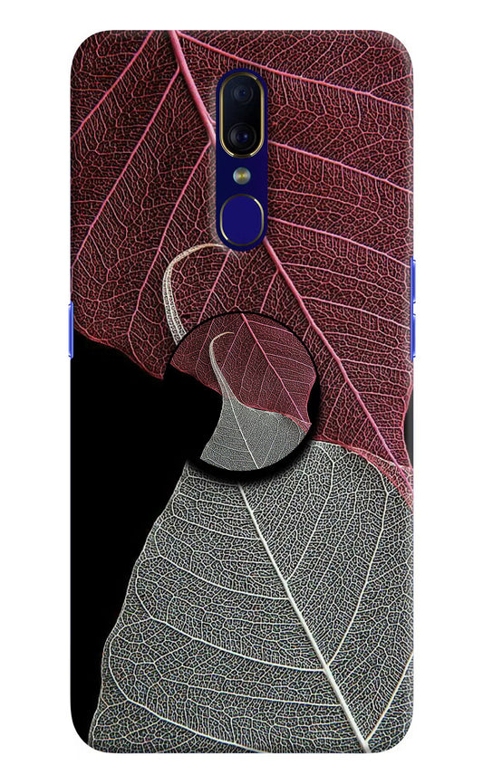 Leaf Pattern Oppo F11 Pop Case by Casekaro