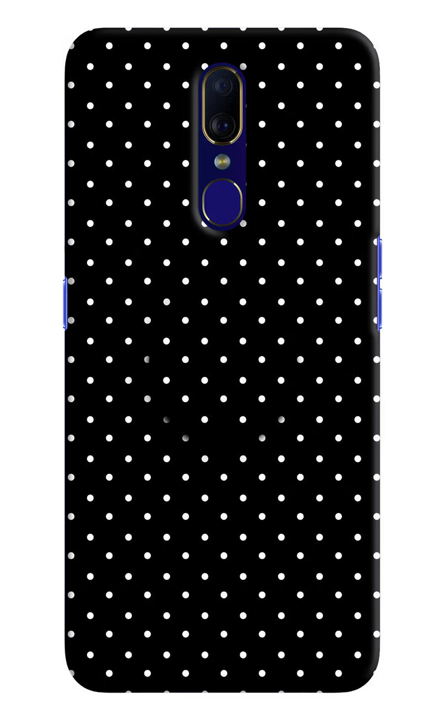 White Dots Oppo F11 Pop Case, Hard case