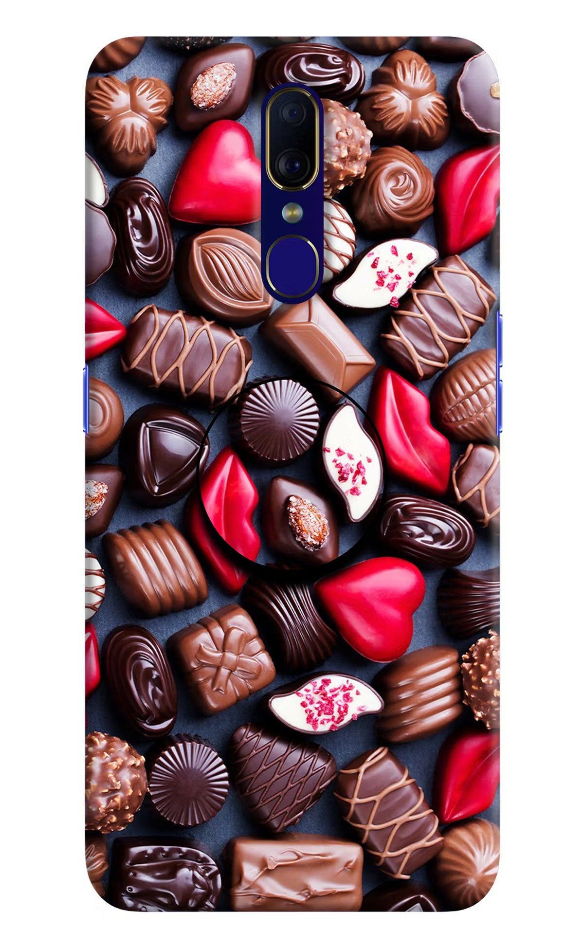 Chocolates Oppo F11 Pop Case by Casekaro