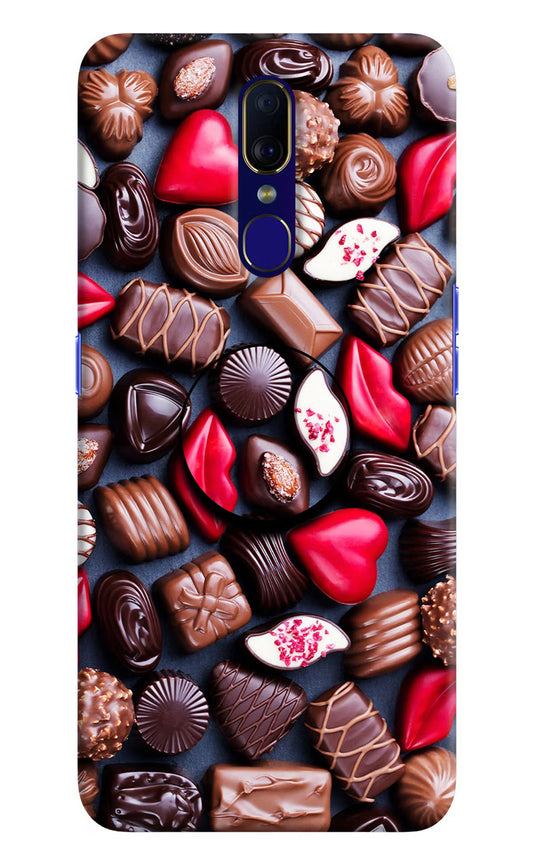 Chocolates Oppo F11 Pop Case by Casekaro