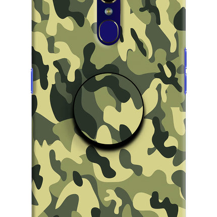 Camouflage Oppo F11 Pop Case by Casekaro