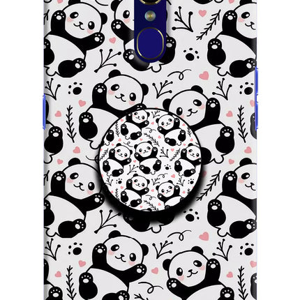 Cute Panda Oppo F11 Pop Case by Casekaro