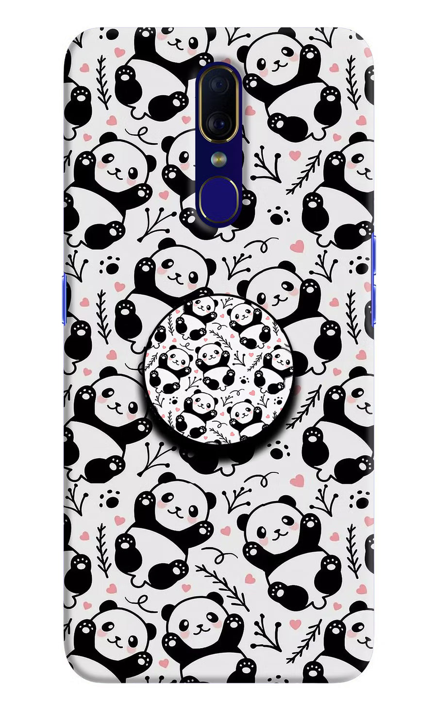 Cute Panda Oppo F11 Pop Case, Hard case