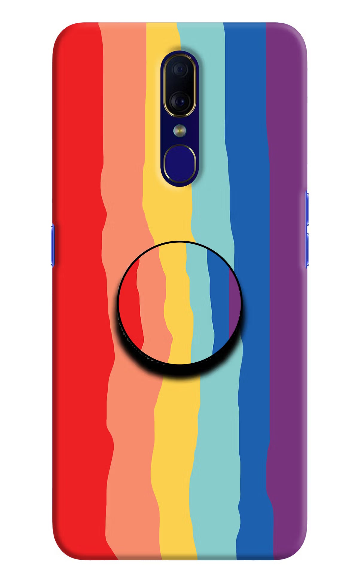 Rainbow Oppo F11 Pop Case by Casekaro