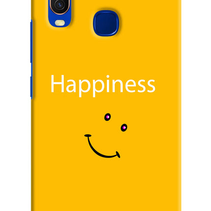 Happiness With Smiley Vivo Y15/Y17 Hard Case Back Cover by Casekaro