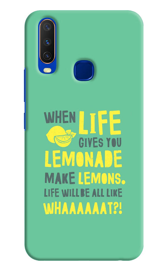 Quote Vivo Y15/Y17 Hard Case Back Cover by Casekaro