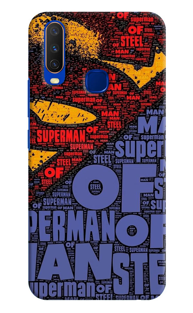Superman Vivo Y15/Y17 Hard Case Back Cover by Casekaro