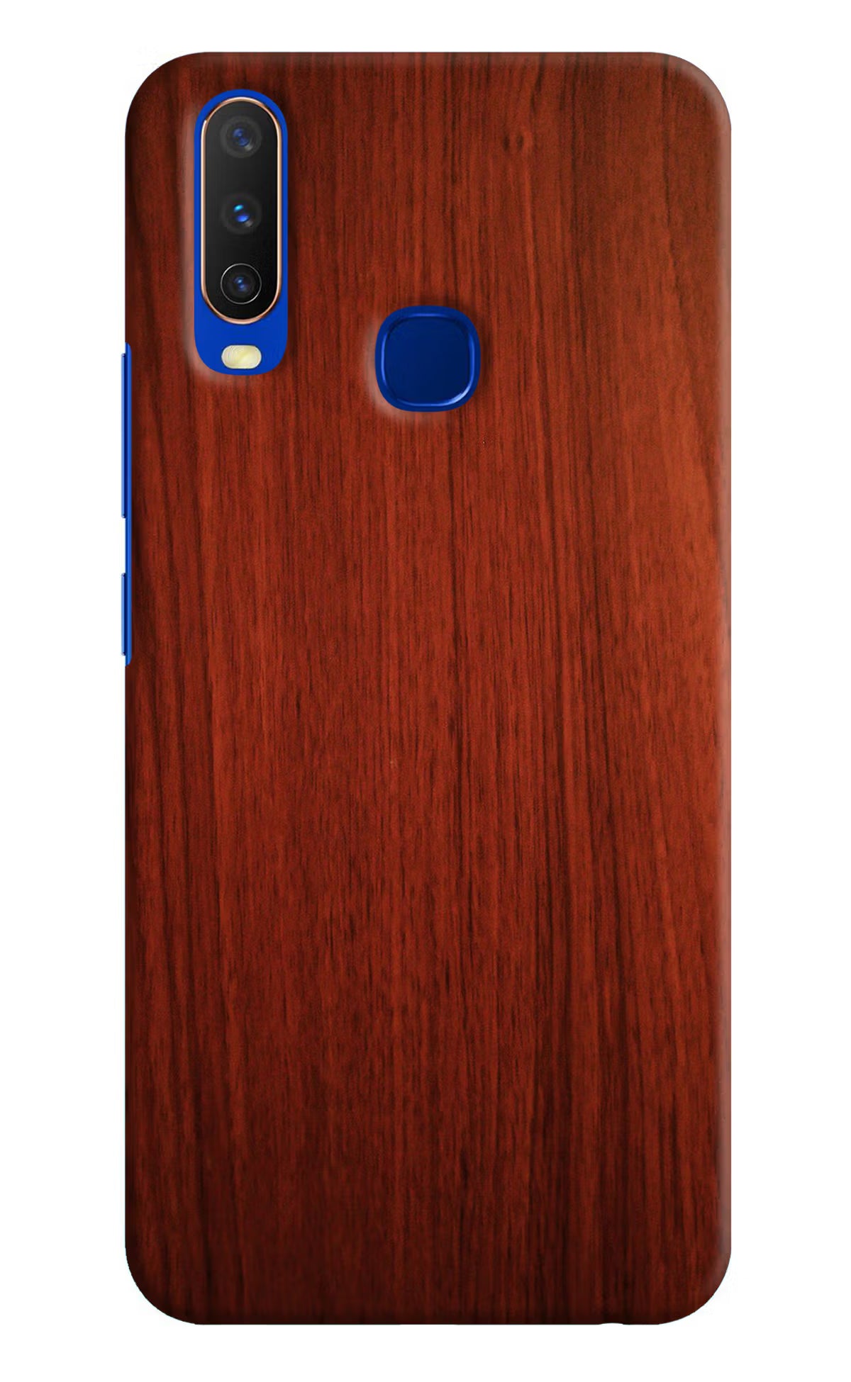 Wooden Plain Pattern Vivo Y15/Y17 Hard Case Back Cover by Casekaro