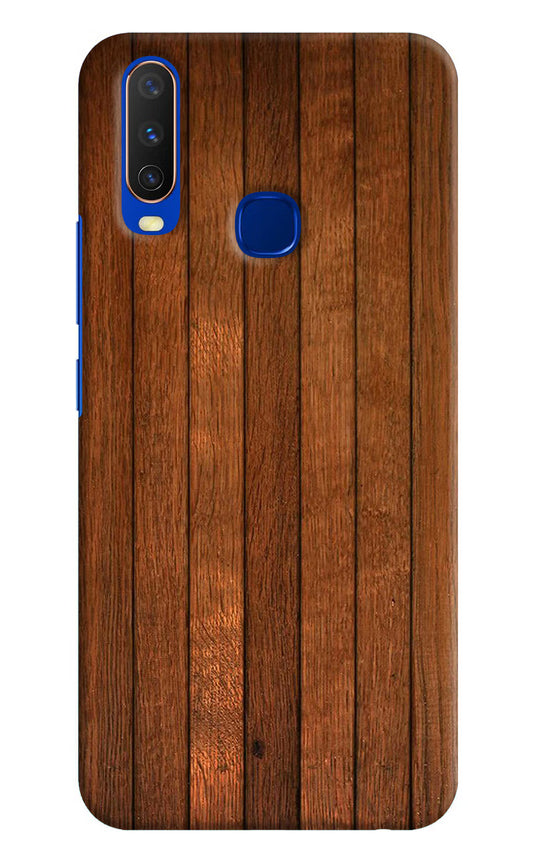 Wooden Artwork Bands Vivo Y15/Y17 Hard Case Back Cover by Casekaro