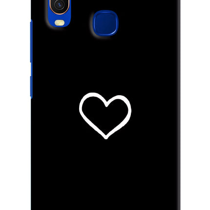 Heart Vivo Y15/Y17 Hard Case Back Cover by Casekaro