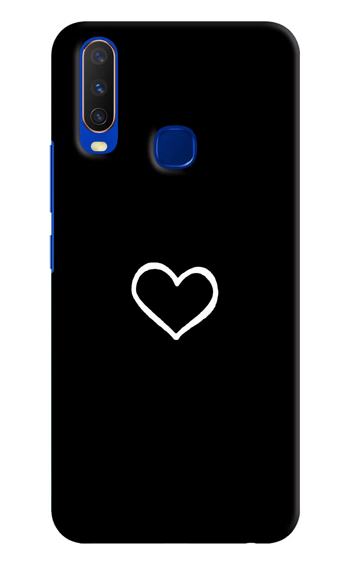 Heart Vivo Y15/Y17 Hard Case Back Cover by Casekaro