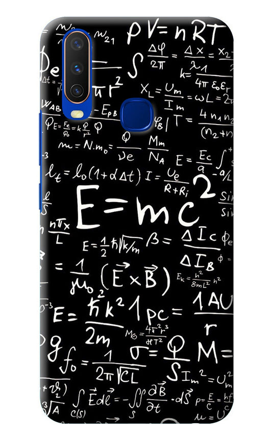 Physics Albert Einstein Formula Vivo Y15/Y17 Back Cover