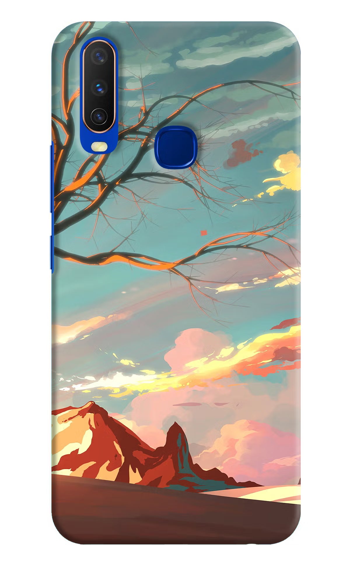 Scenery Vivo Y15/Y17 Hard Case Back Cover by Casekaro