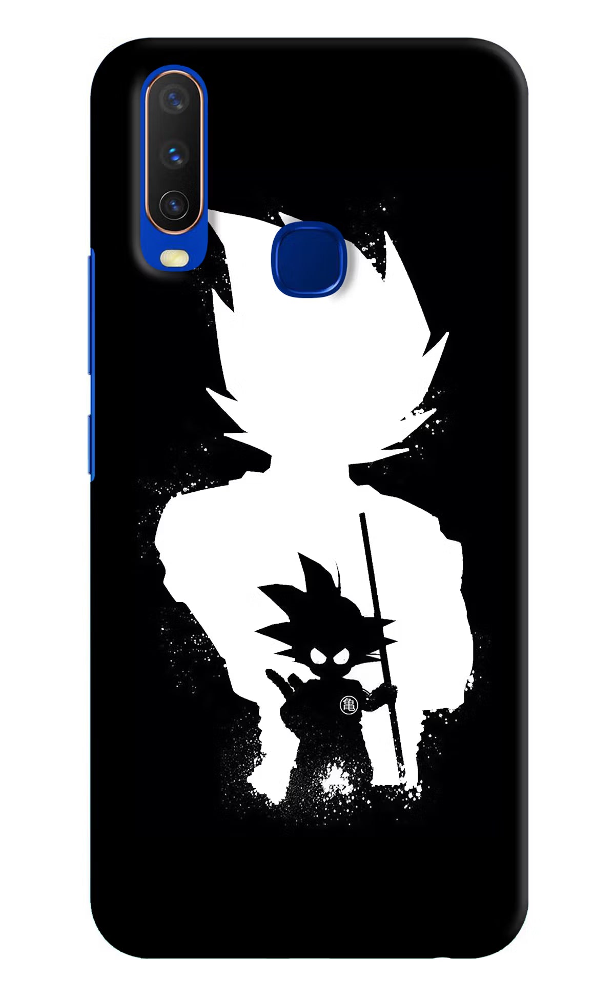 Goku Shadow Vivo Y15/Y17 Hard Case Back Cover by Casekaro