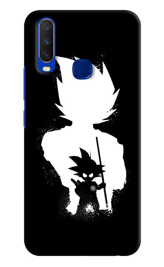 Goku Shadow Vivo Y15/Y17 Hard Case Back Cover by Casekaro